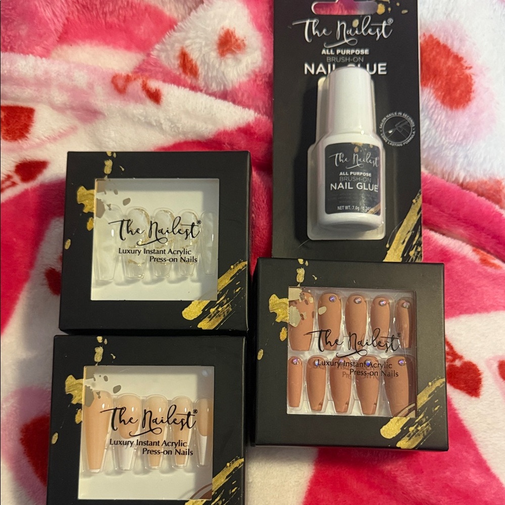 Acrylic Press-On Nails 3 Sets